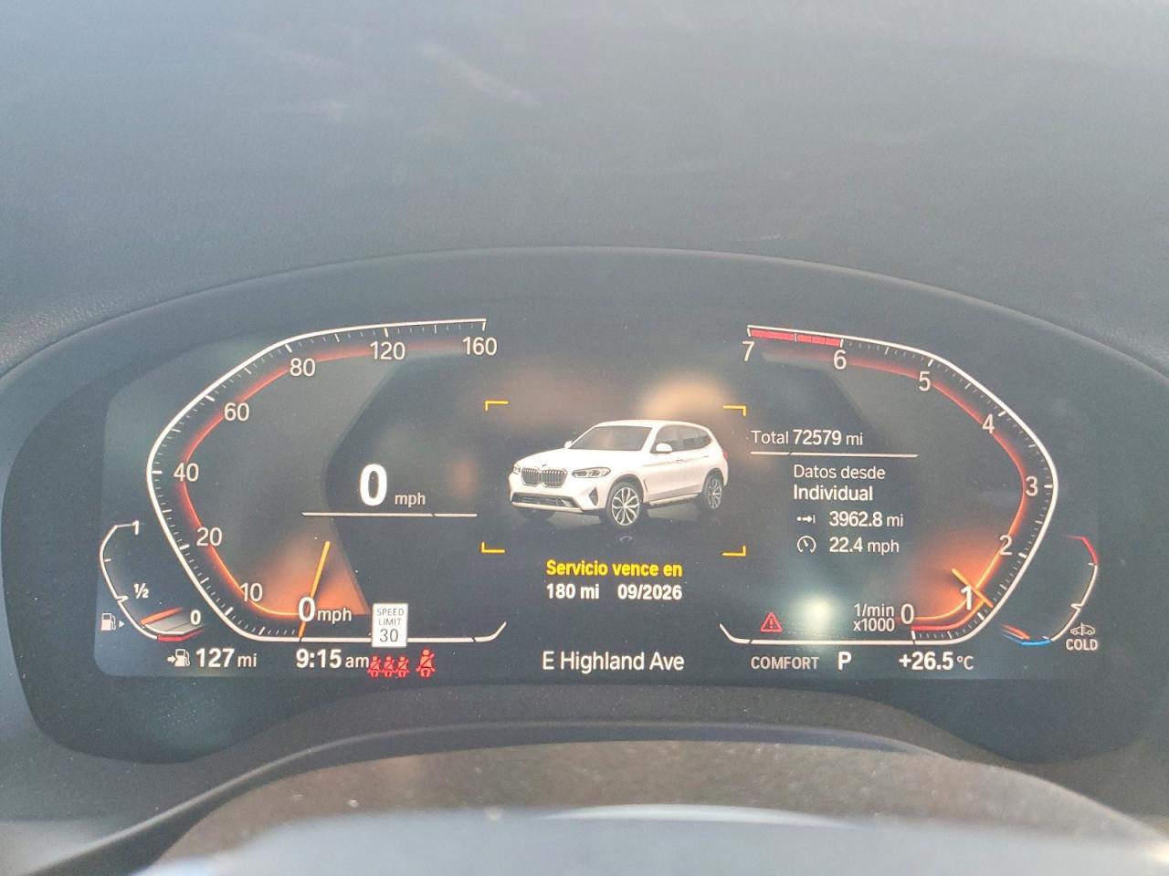 2022 BMW X3 Sdrive30I - zdjęcie 9