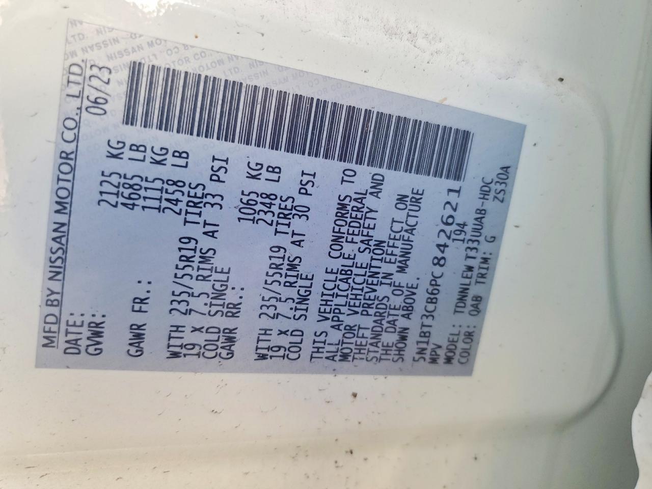 2023 Nissan Rogue Sl - zdjęcie 13