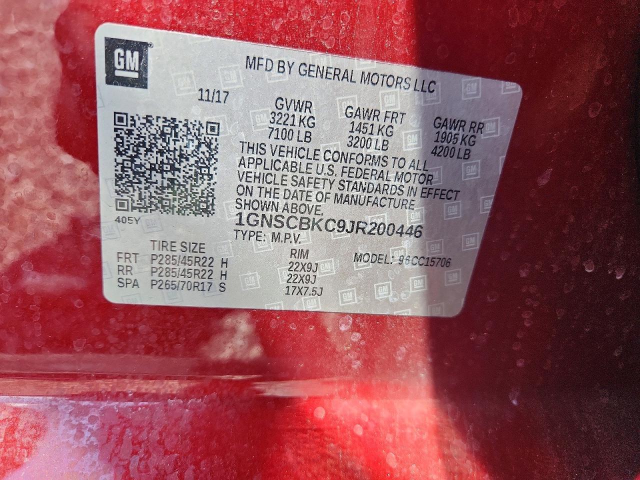 2018 Chevrolet Tahoe C1500 Lt - zdjęcie 13