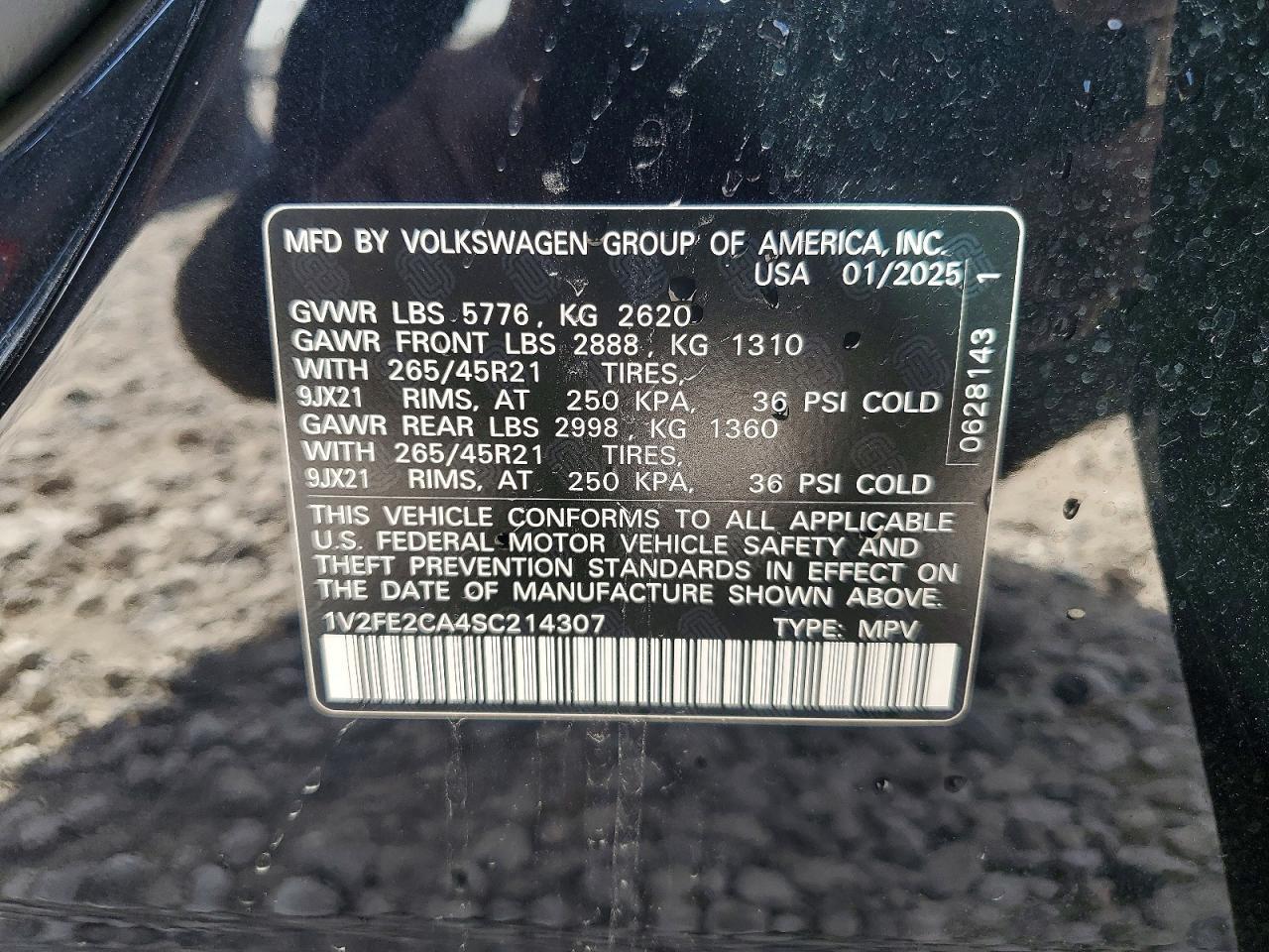 2025 Volkswagen Atlas Cross Sport Sel Premium R-Line - zdjęcie 13