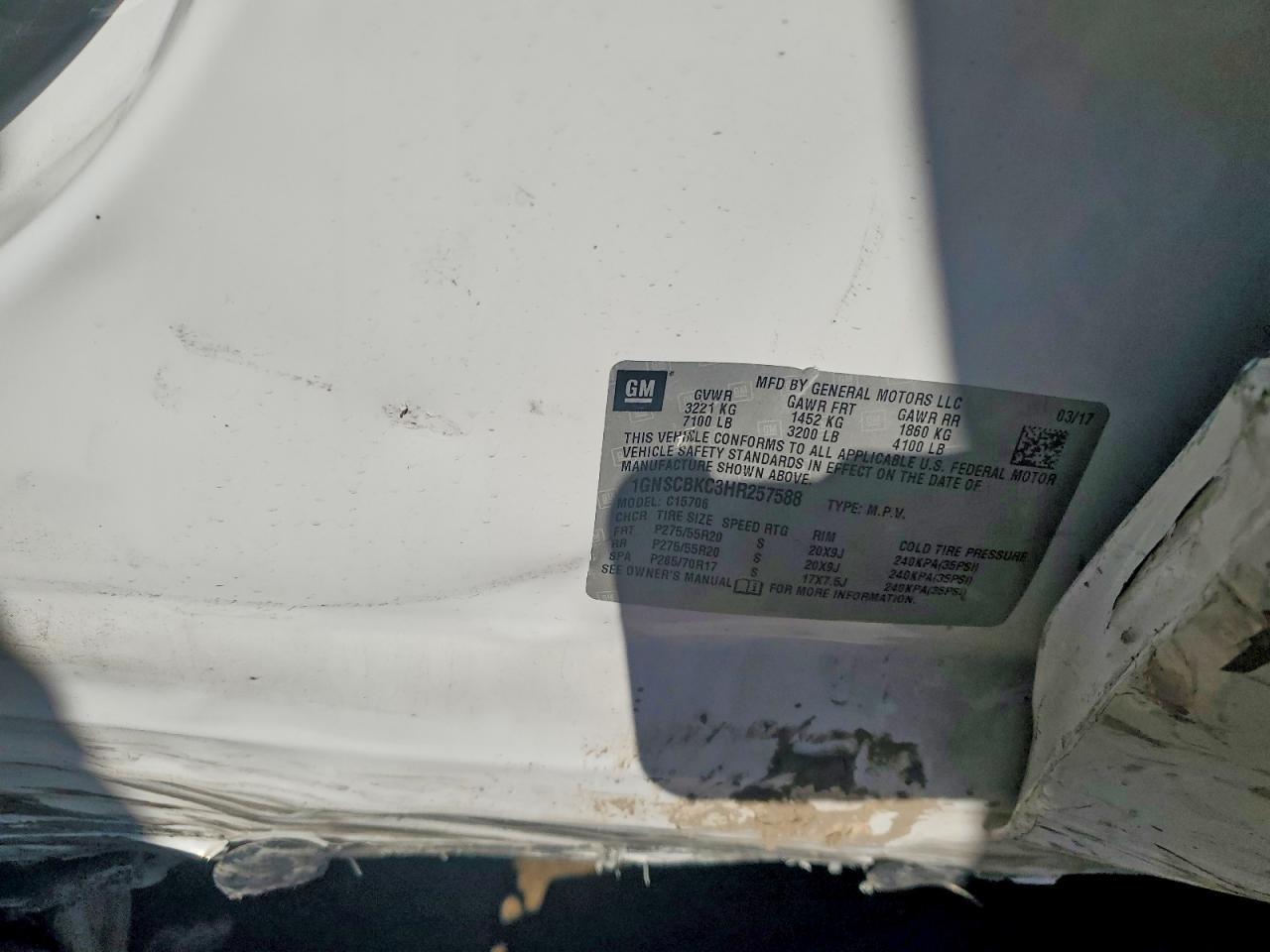 2017 Chevrolet Tahoe C1500 Lt - zdjęcie 12