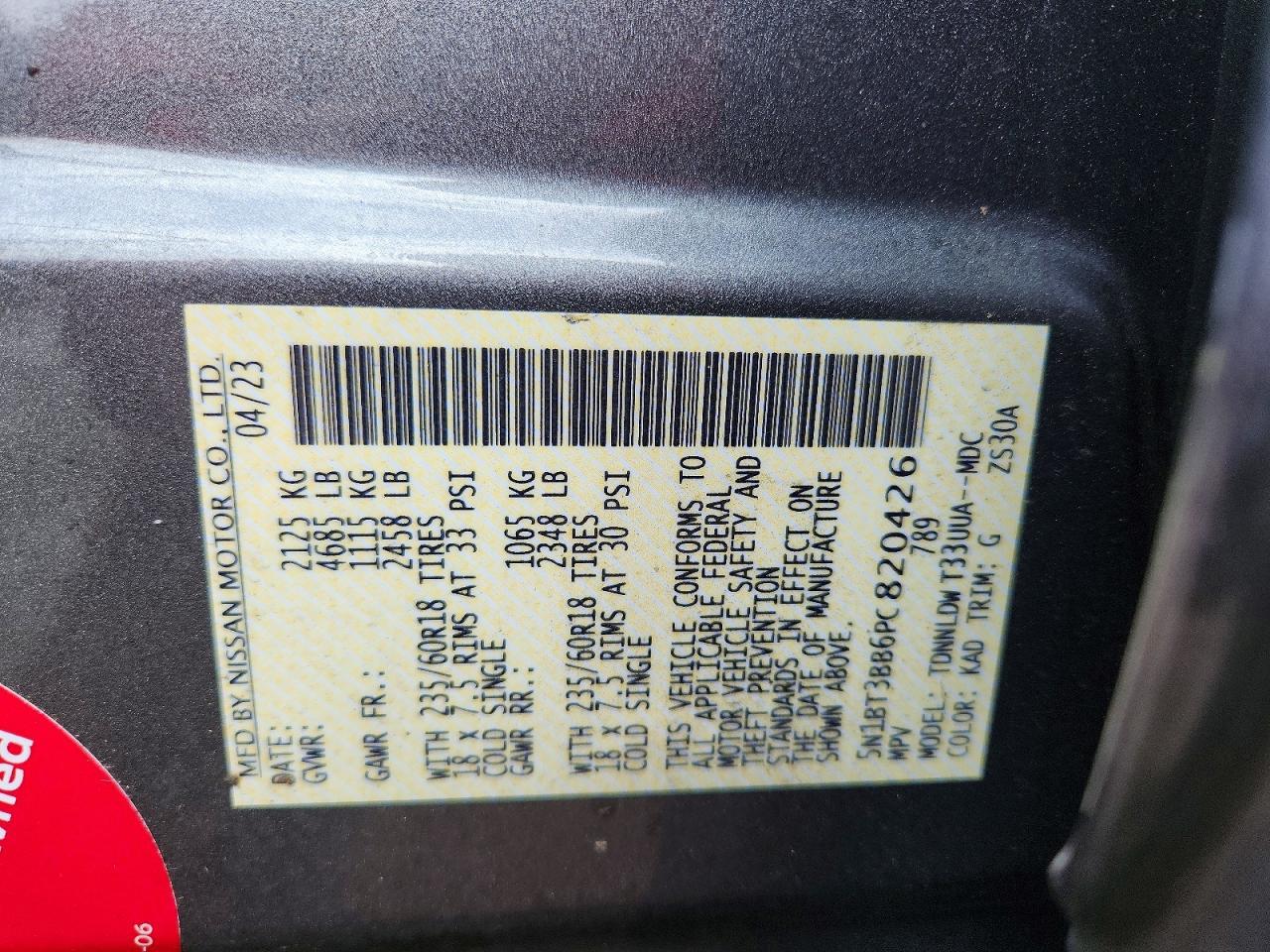 2023 Nissan Rogue Sv - zdjęcie 13