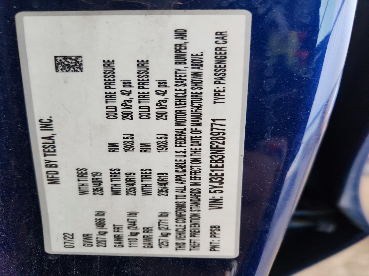 2022 Tesla Model 3 - zdjęcie 13