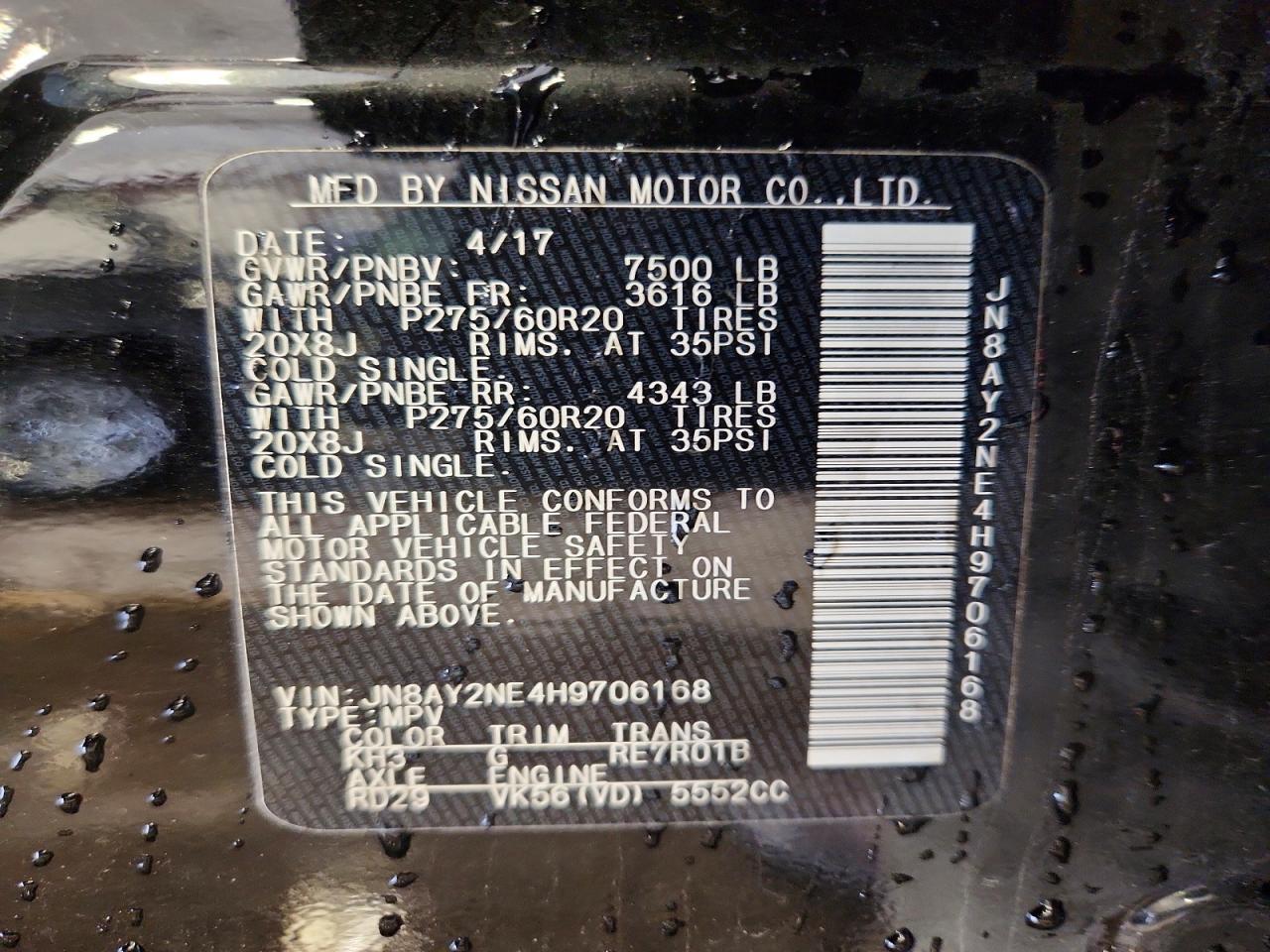 2017 Nissan Armada Platinum - zdjęcie 14