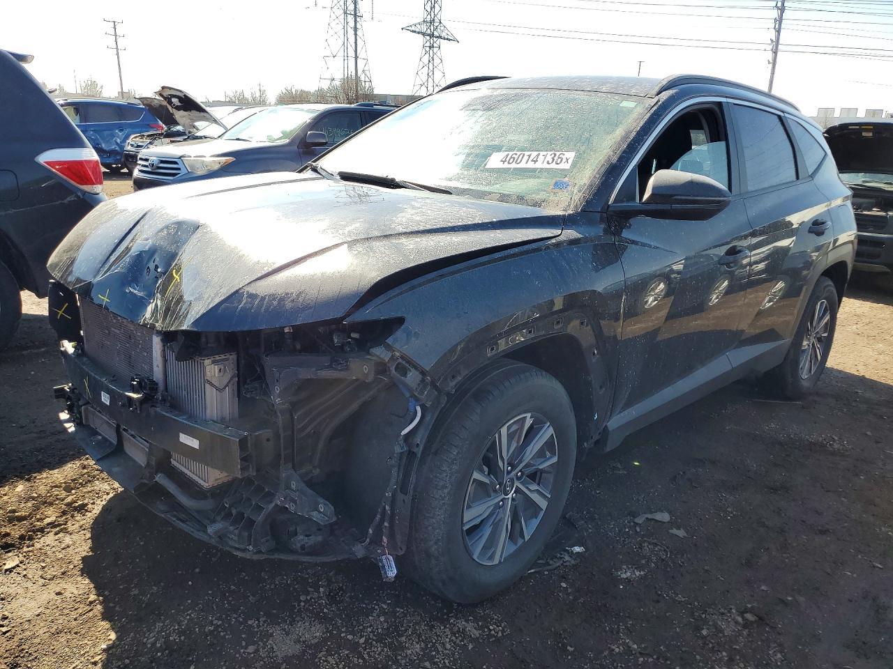 2022 Hyundai Tucson Hybrid Blue - zdjęcie główne