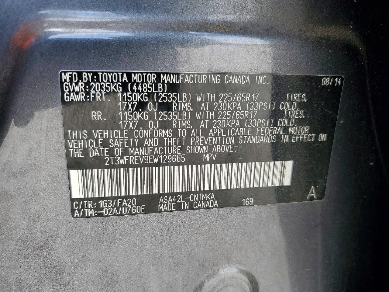 2014 Toyota Rav4 Xle - zdjęcie 13