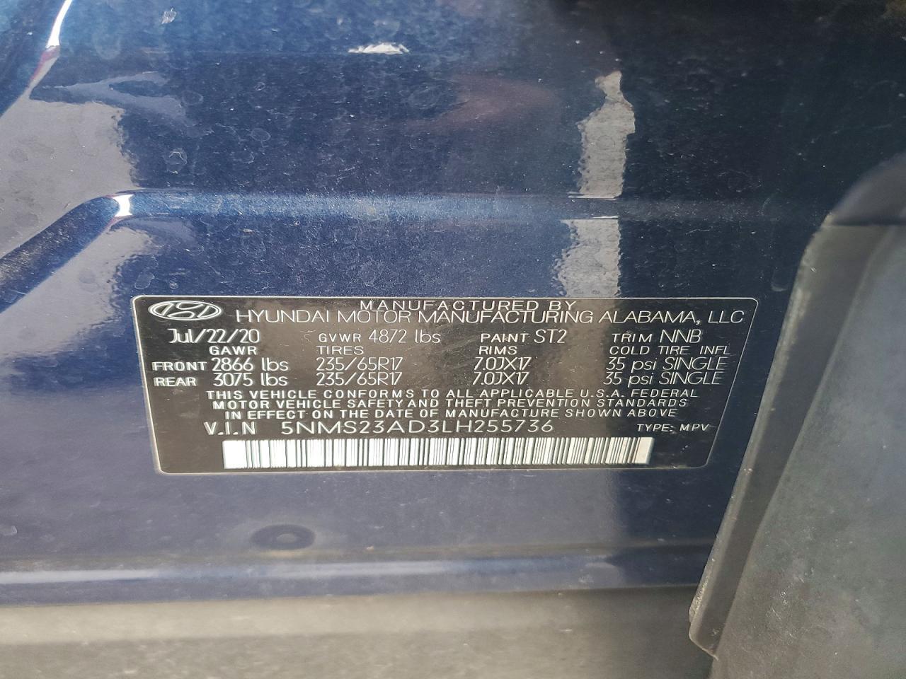 2020 Hyundai Santa Fe Se - zdjęcie 13