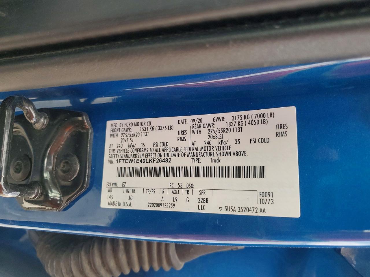 2020 Ford F150 - zdjęcie 12