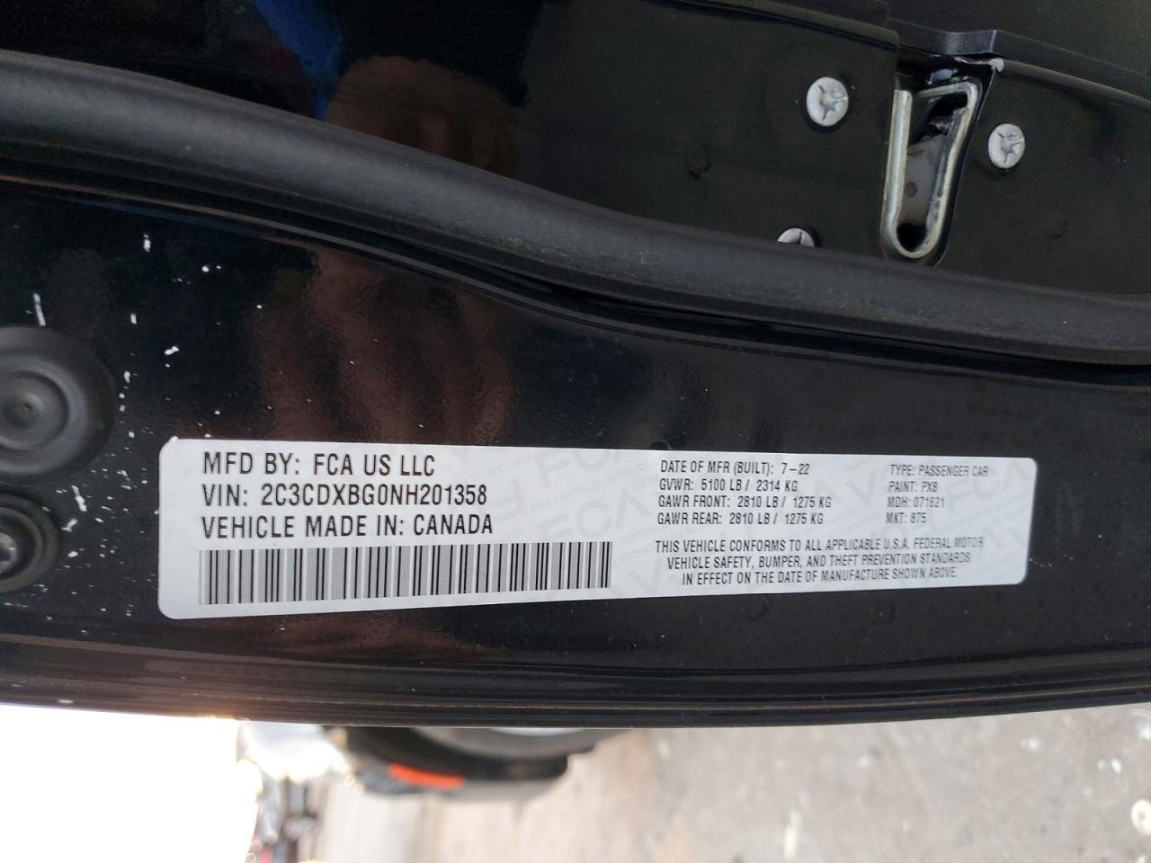 2022 Dodge Charger Sxt - zdjęcie 12