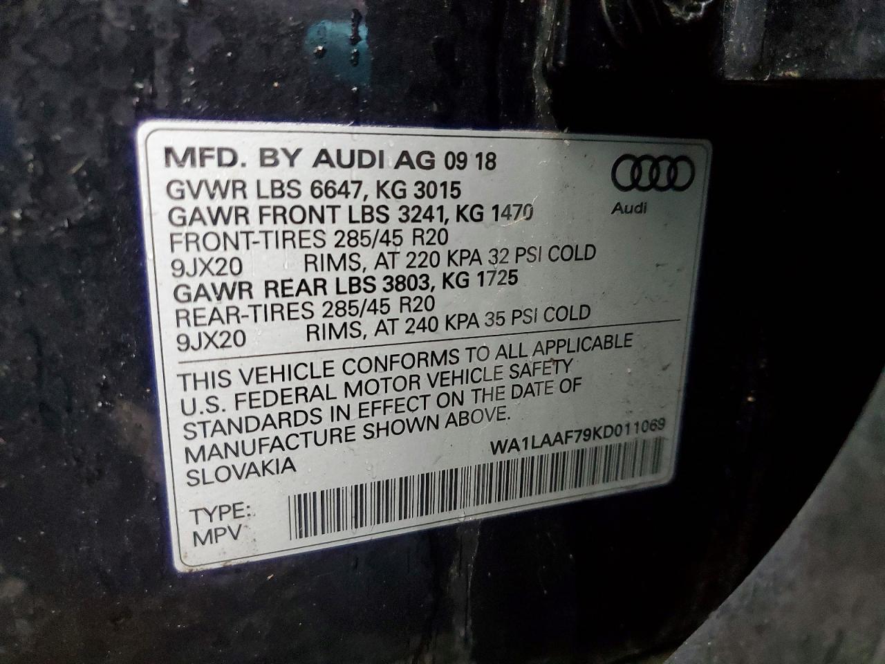 2019 Audi Q7 Premium Plus - zdjęcie 14