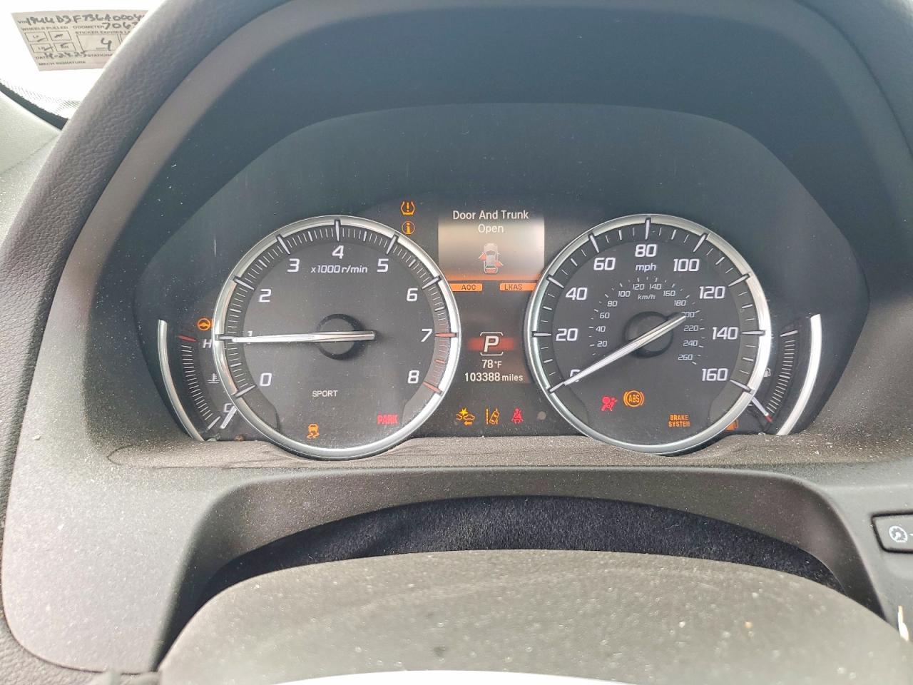 2016 Acura Tlx Advance - zdjęcie 9