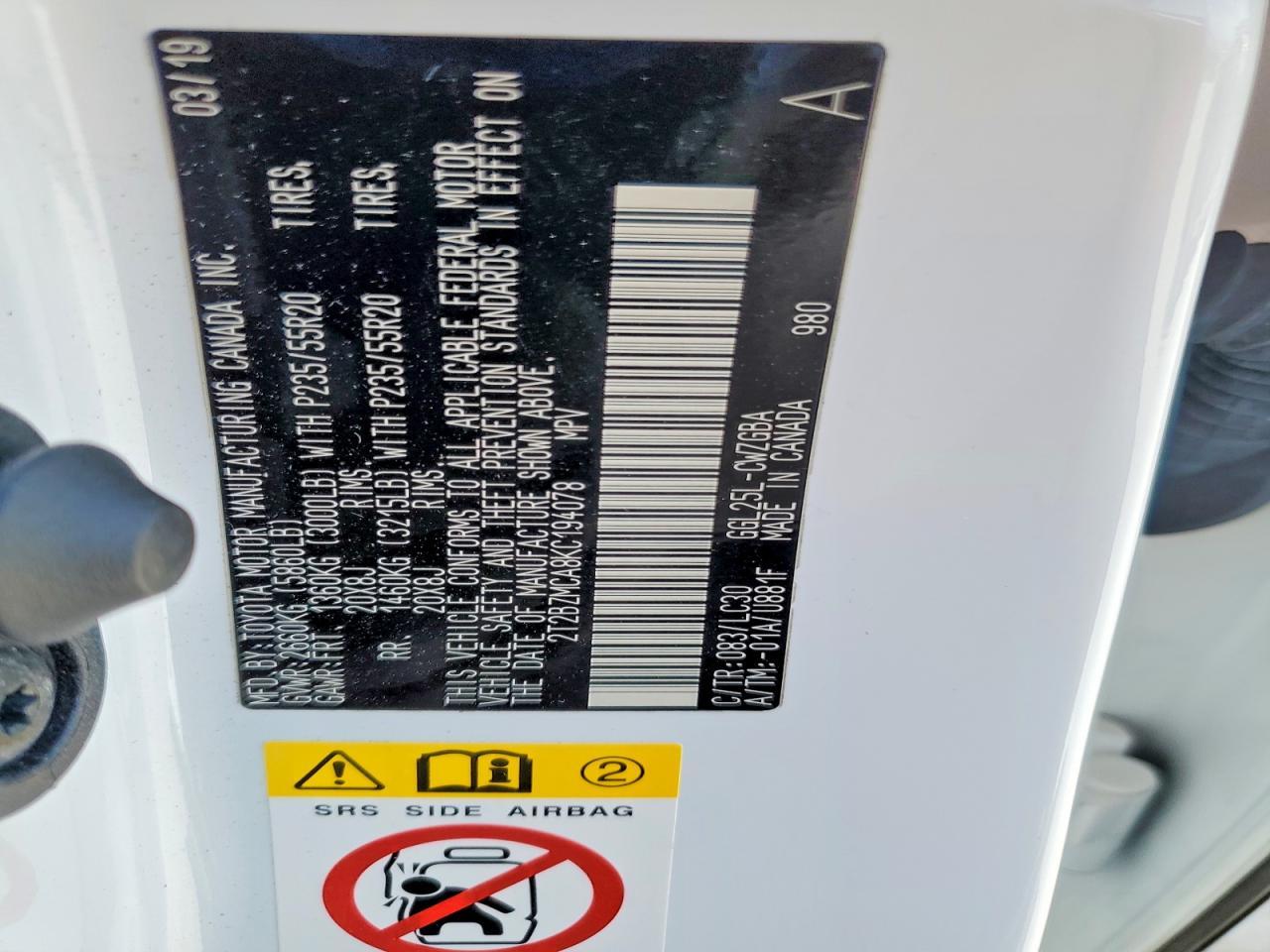 2019 Lexus Rx 350 F Sport - zdjęcie 14