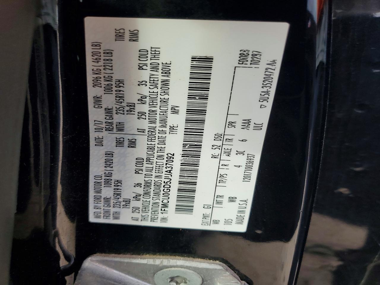 2018 Ford Escape Se - zdjęcie 14