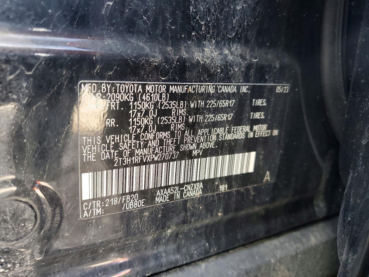 2023 Toyota Rav4 Le - zdjęcie 14