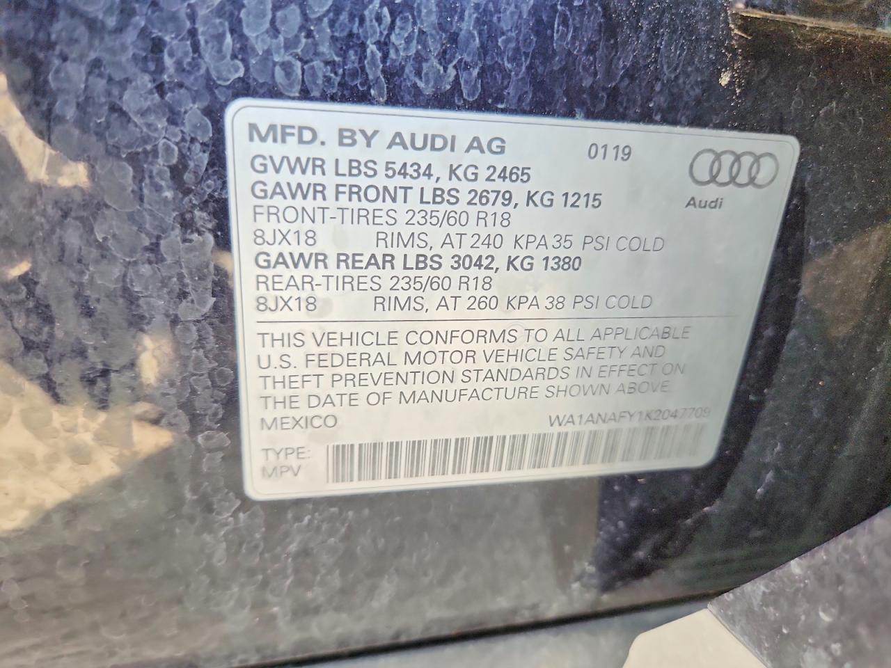 2019 Audi Q5 Premium - zdjęcie 13