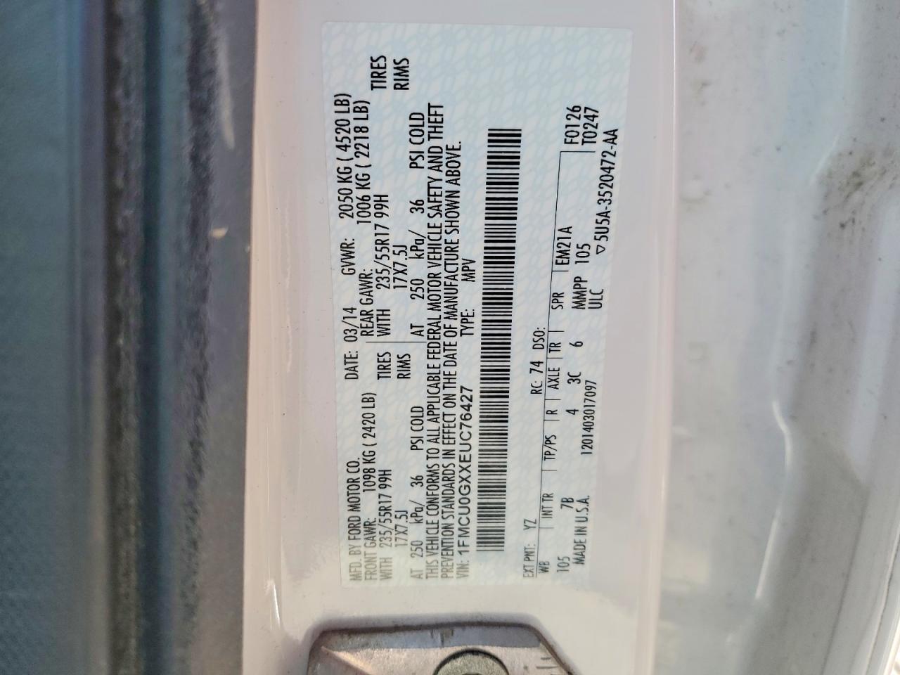2014 Ford Escape Se - zdjęcie 14