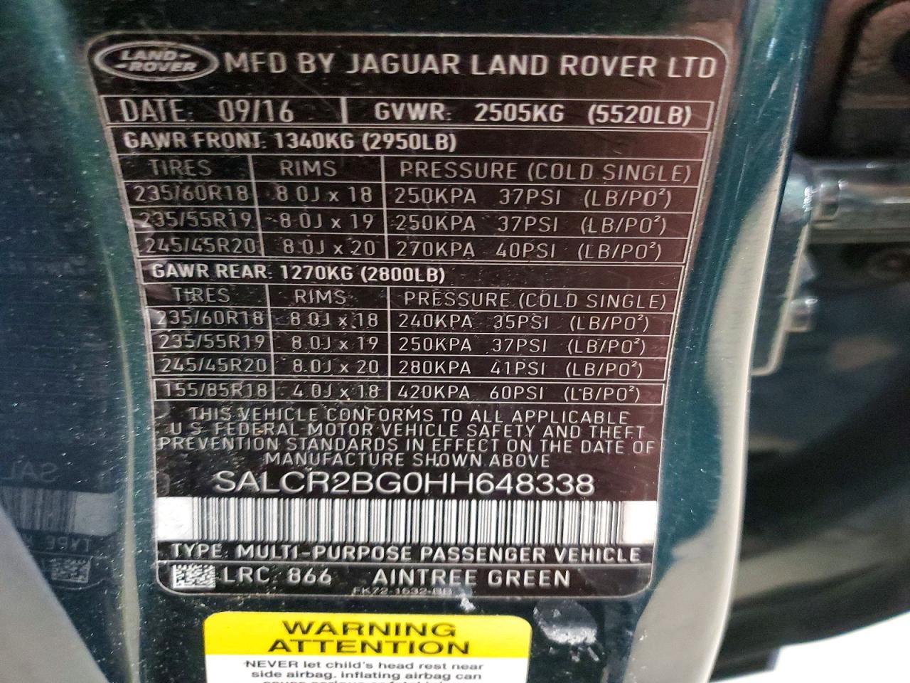 2017 Land Rover Discovery Sport Hse - zdjęcie 13