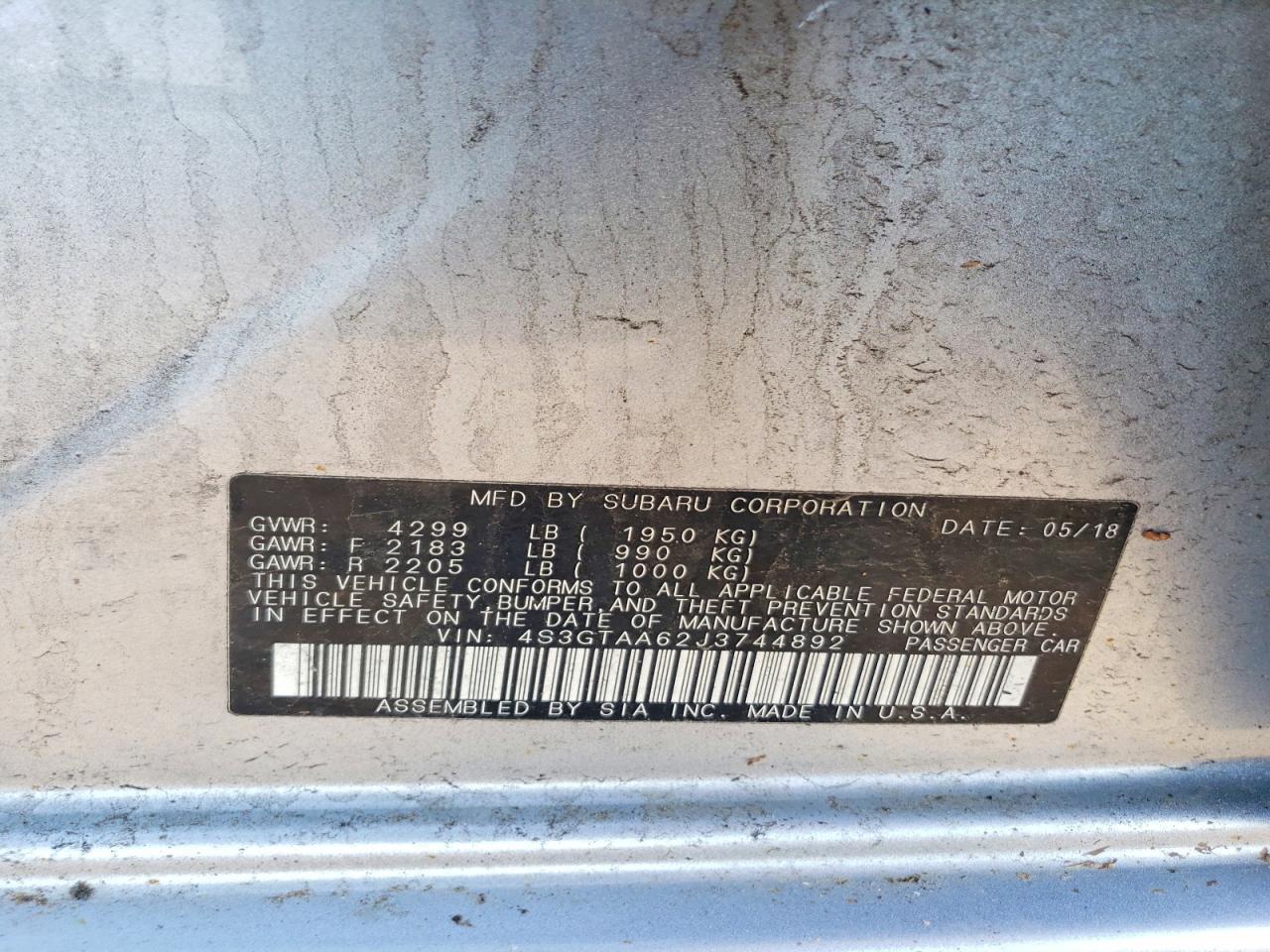 2018 Subaru Impreza - zdjęcie 12