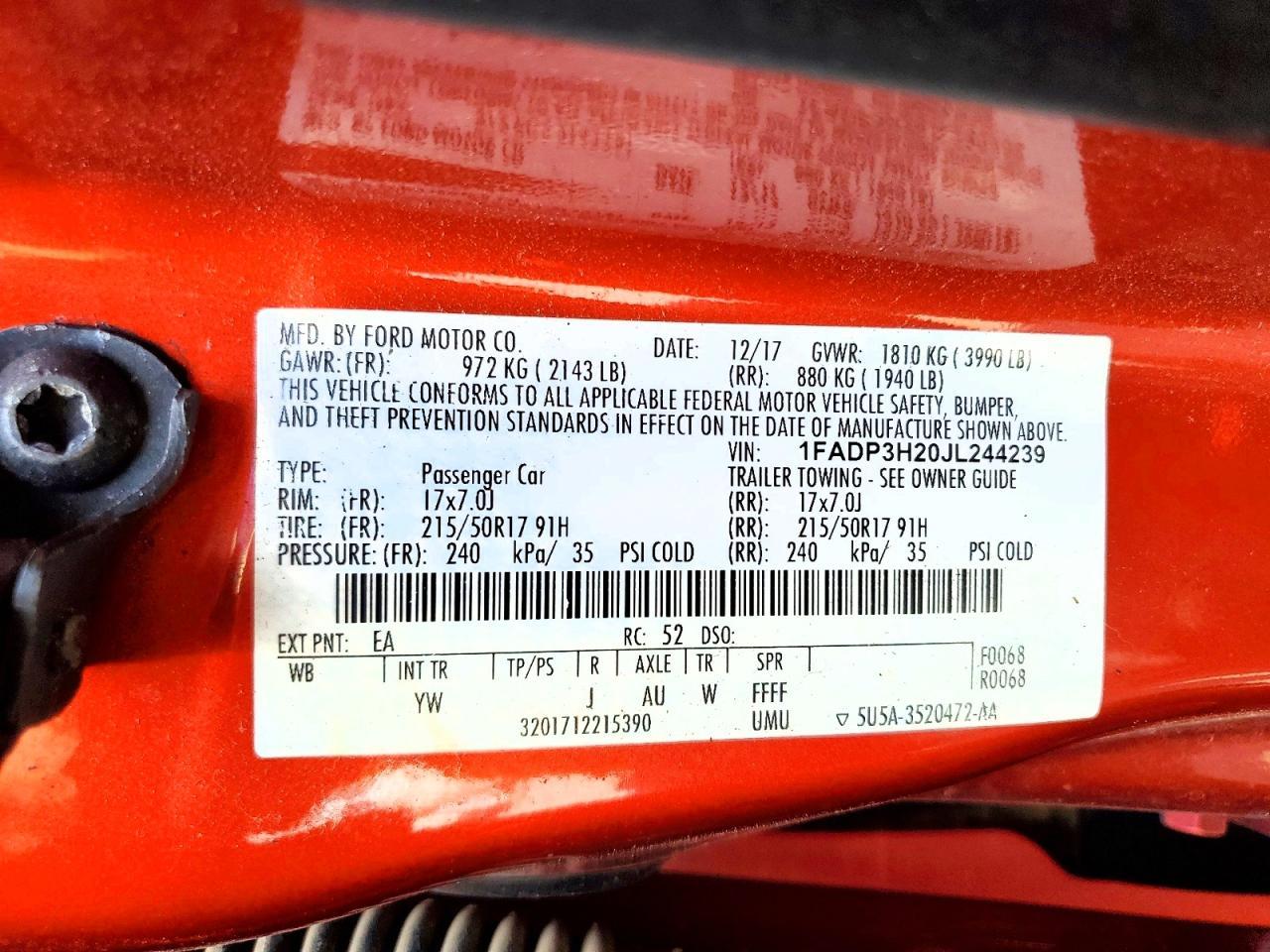 2018 Ford Focus Sel - zdjęcie 12