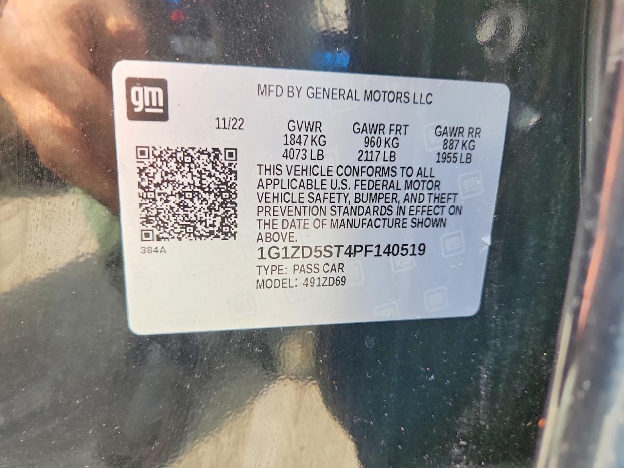 2023 Chevrolet Malibu Lt - zdjęcie 12