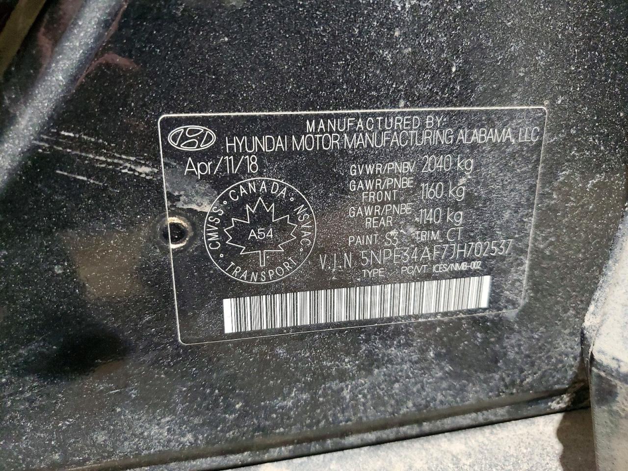2018 Hyundai Sonata Sel - zdjęcie 13