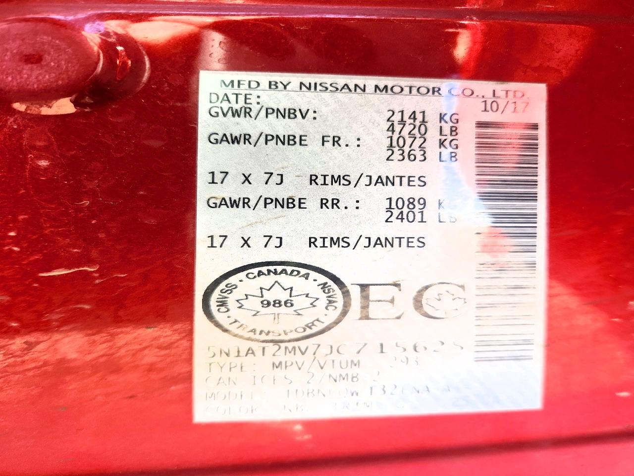 2018 Nissan Rogue S - zdjęcie 14