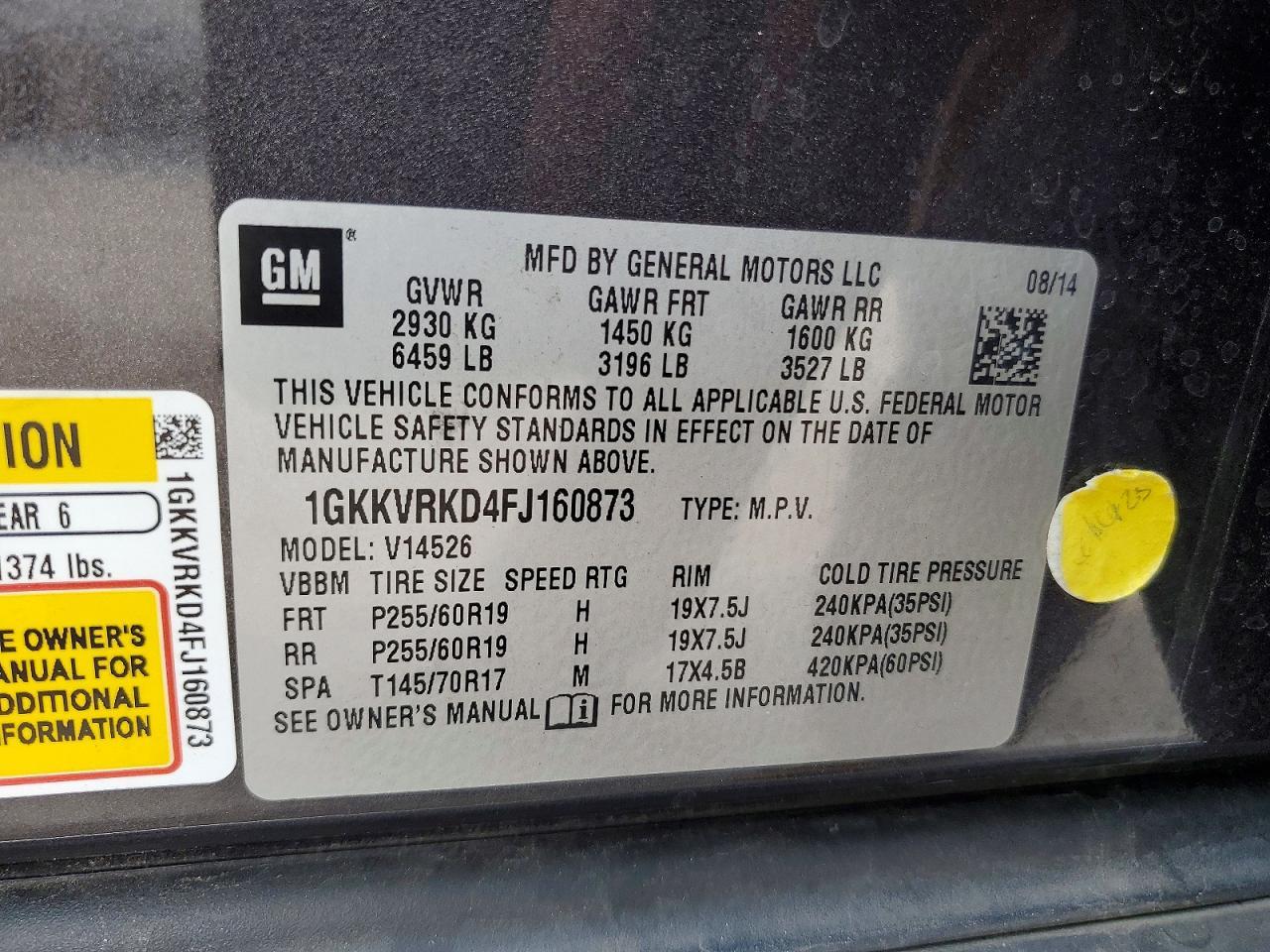 2015 GMC Acadia Slt-1 - zdjęcie 13