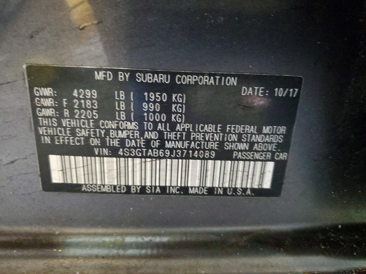 2018 Subaru Impreza Premium - zdjęcie 12