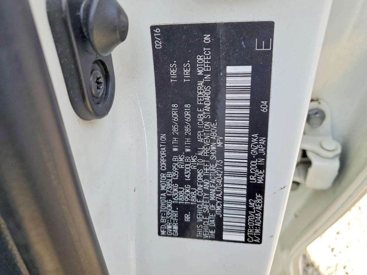 2016 Toyota Land Cruiser Base - zdjęcie 13