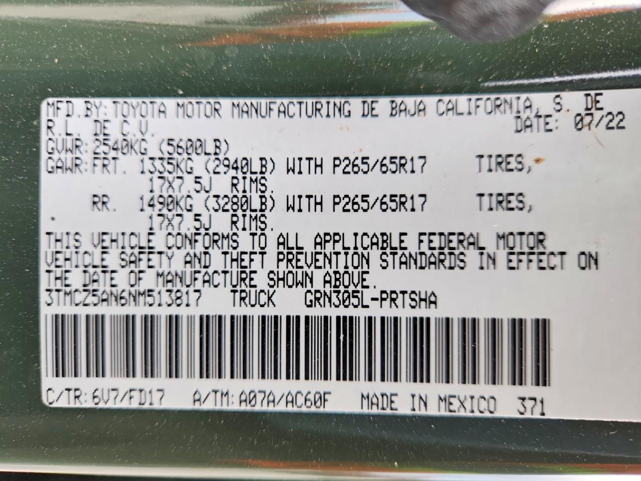 2022 Toyota Tacoma Trd Sport - zdjęcie 13