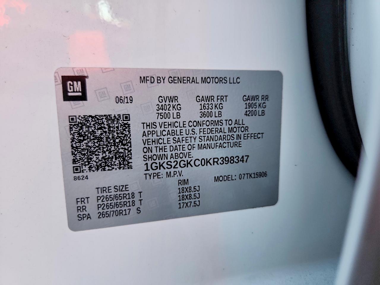 2019 GMC Yukon Xl K1500 Slt - zdjęcie 14