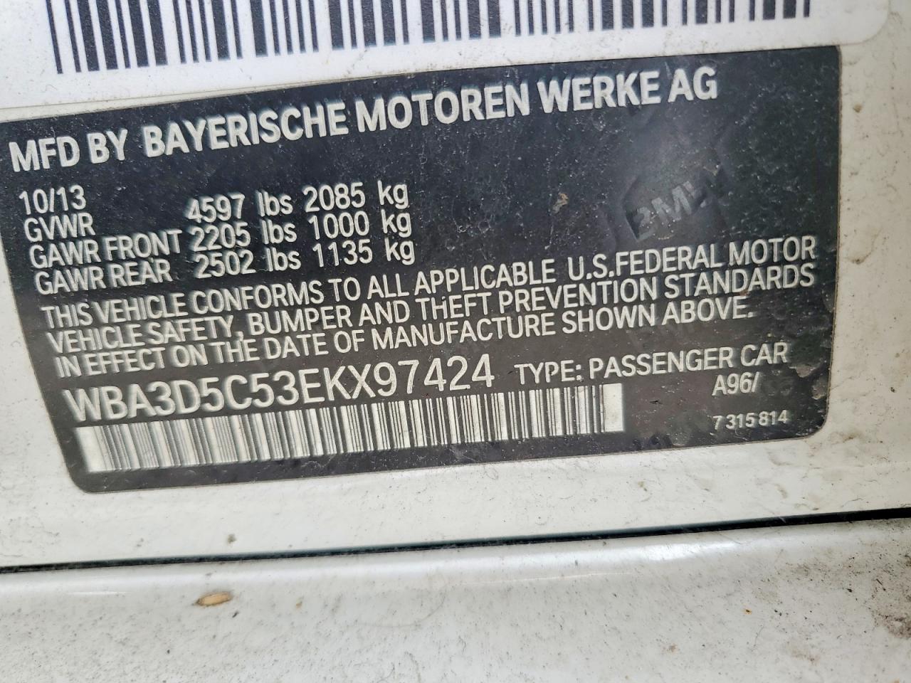 2014 BMW 328 D xDrive - zdjęcie 12