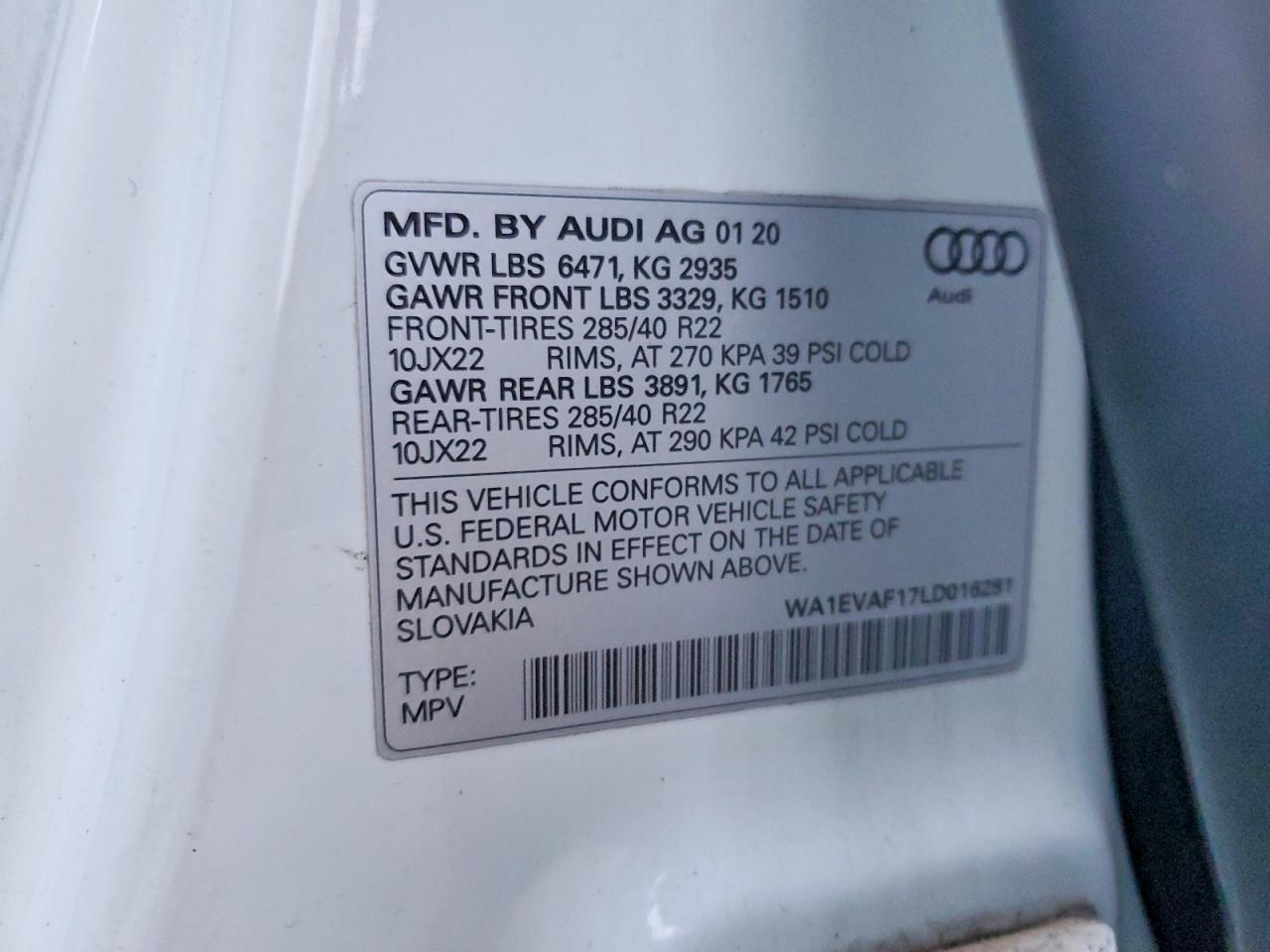 2020 Audi Q8 Premium Plus S-Line - zdjęcie 13