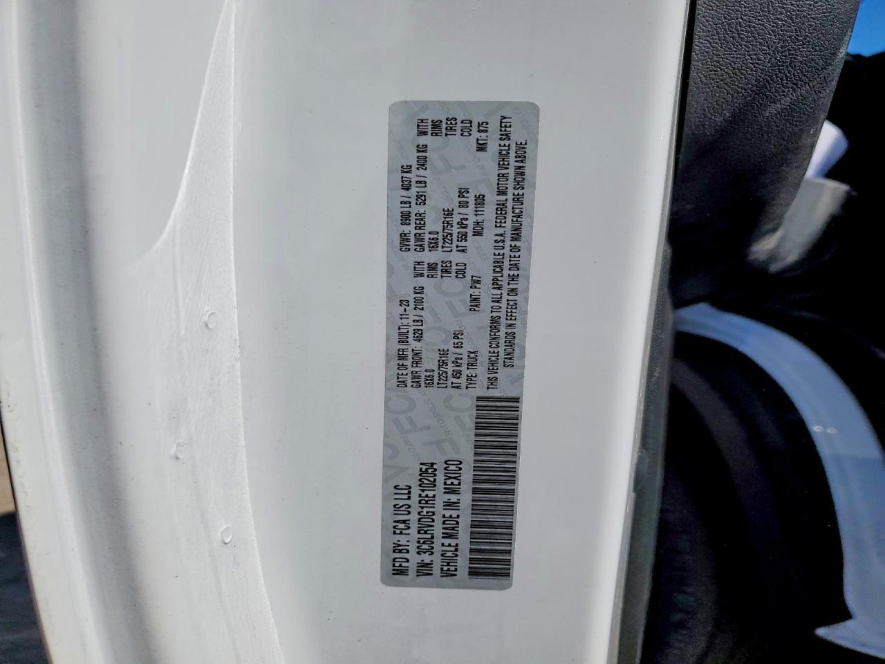 2024 Ram Promaster 2500 2500 High - zdjęcie 13