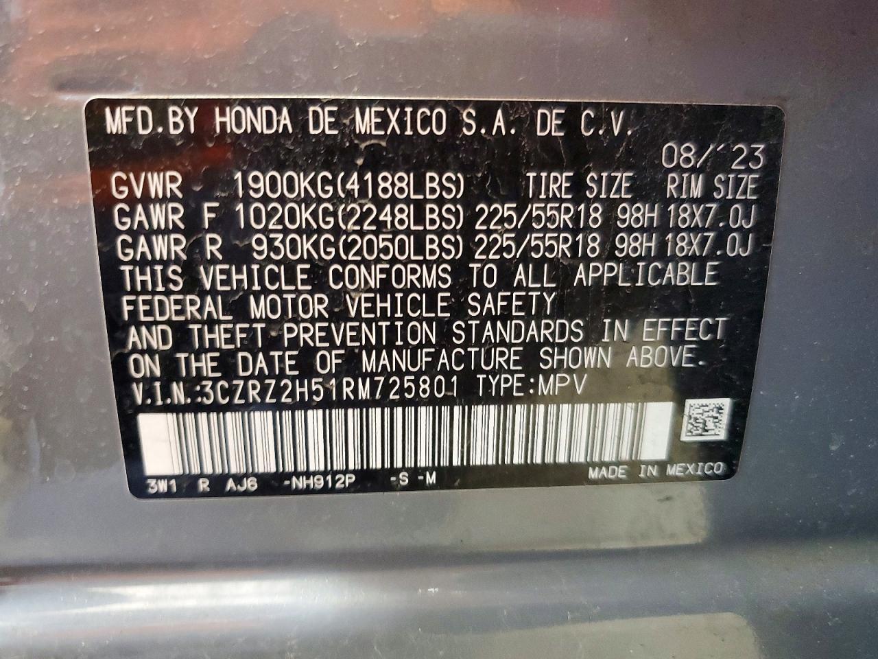 2024 Honda Hr-V Sport - zdjęcie 13
