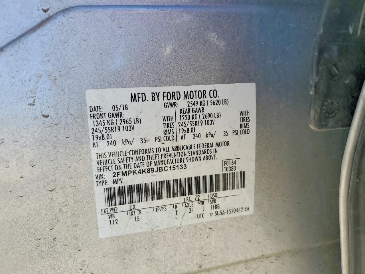 2018 Ford Edge Titanium - zdjęcie 13
