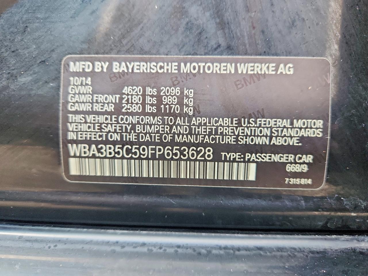 2015 BMW 328 Xi Sulev - zdjęcie 13