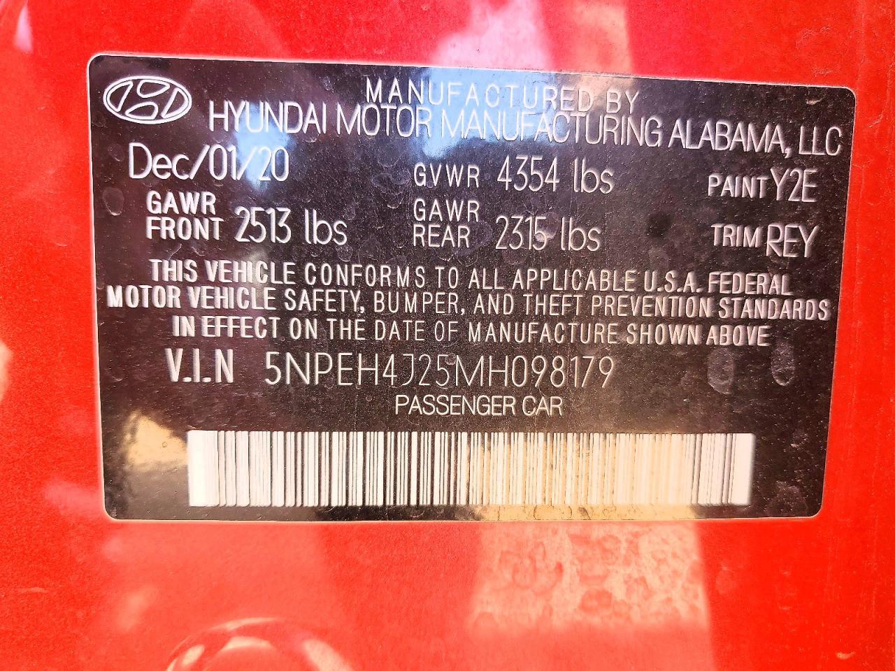 2021 Hyundai Sonata Limited - zdjęcie 12