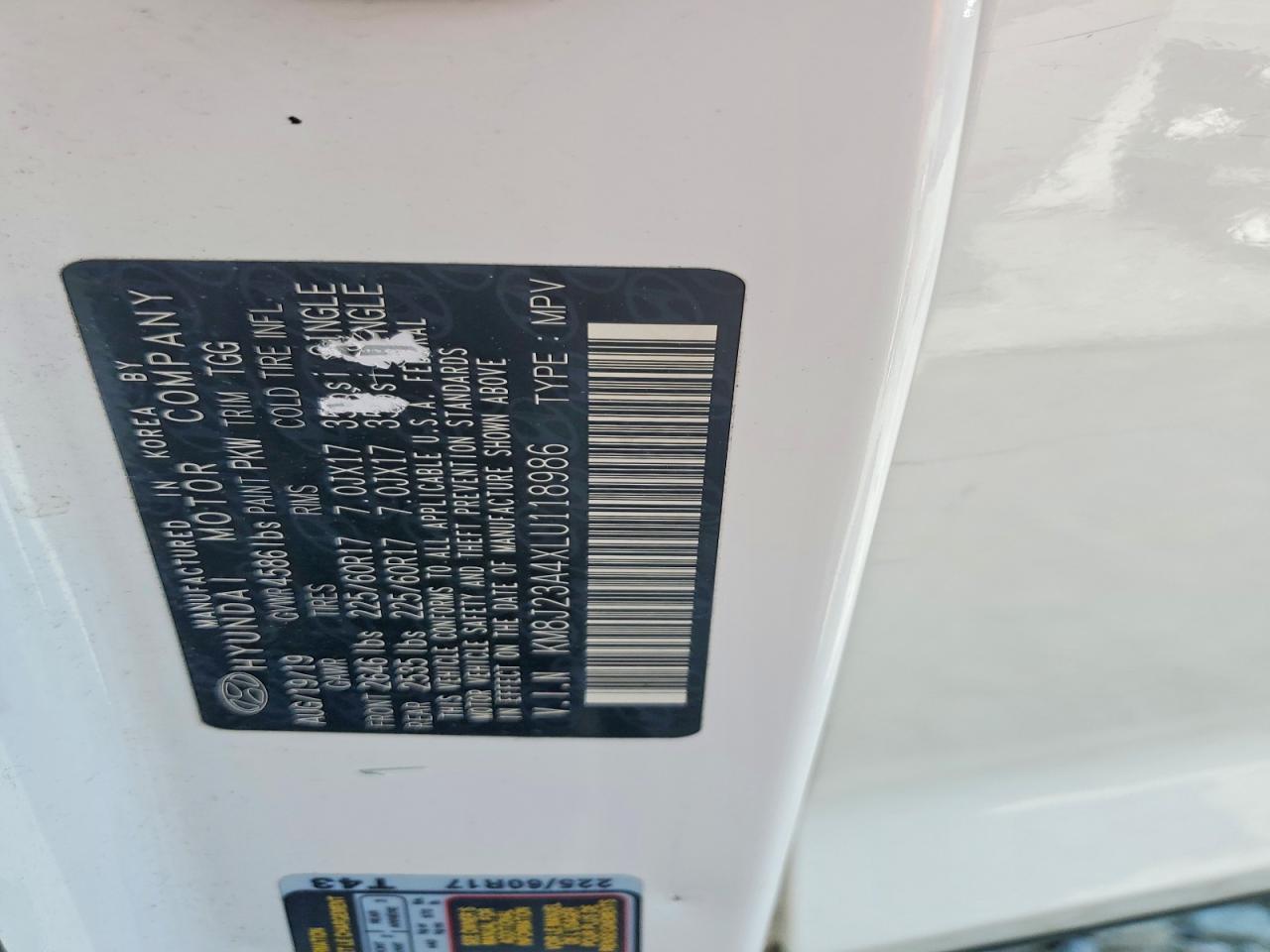 2020 Hyundai Tucson Se - zdjęcie 13