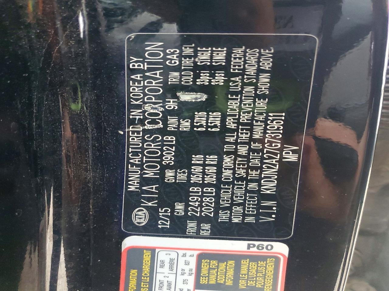 2016 Kia Soul Base - zdjęcie 13