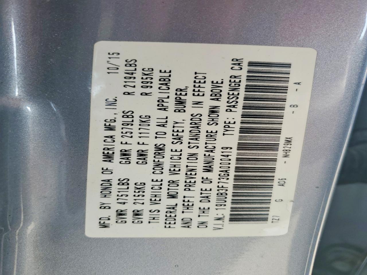 2016 Acura Tlx Advance - zdjęcie 12