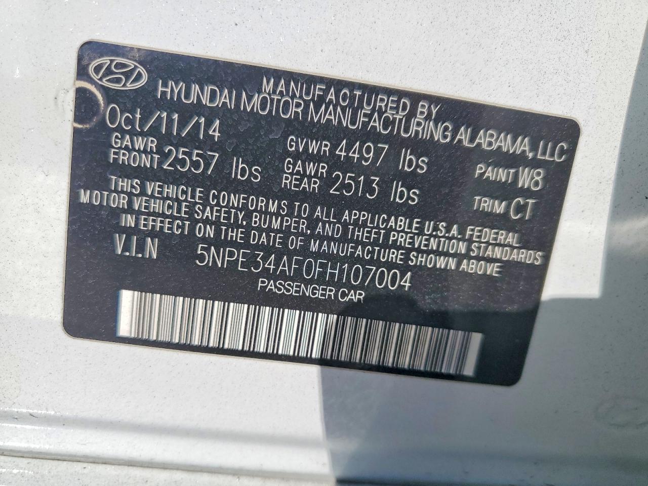 2015 Hyundai Sonata Limited - zdjęcie 12