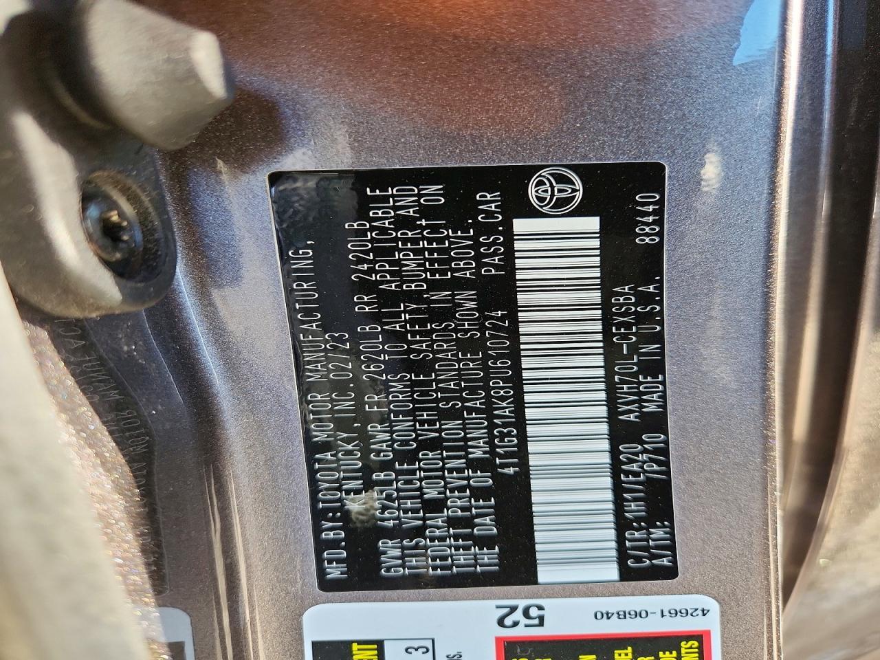 2023 Toyota Camry Hybrid Se - zdjęcie 12