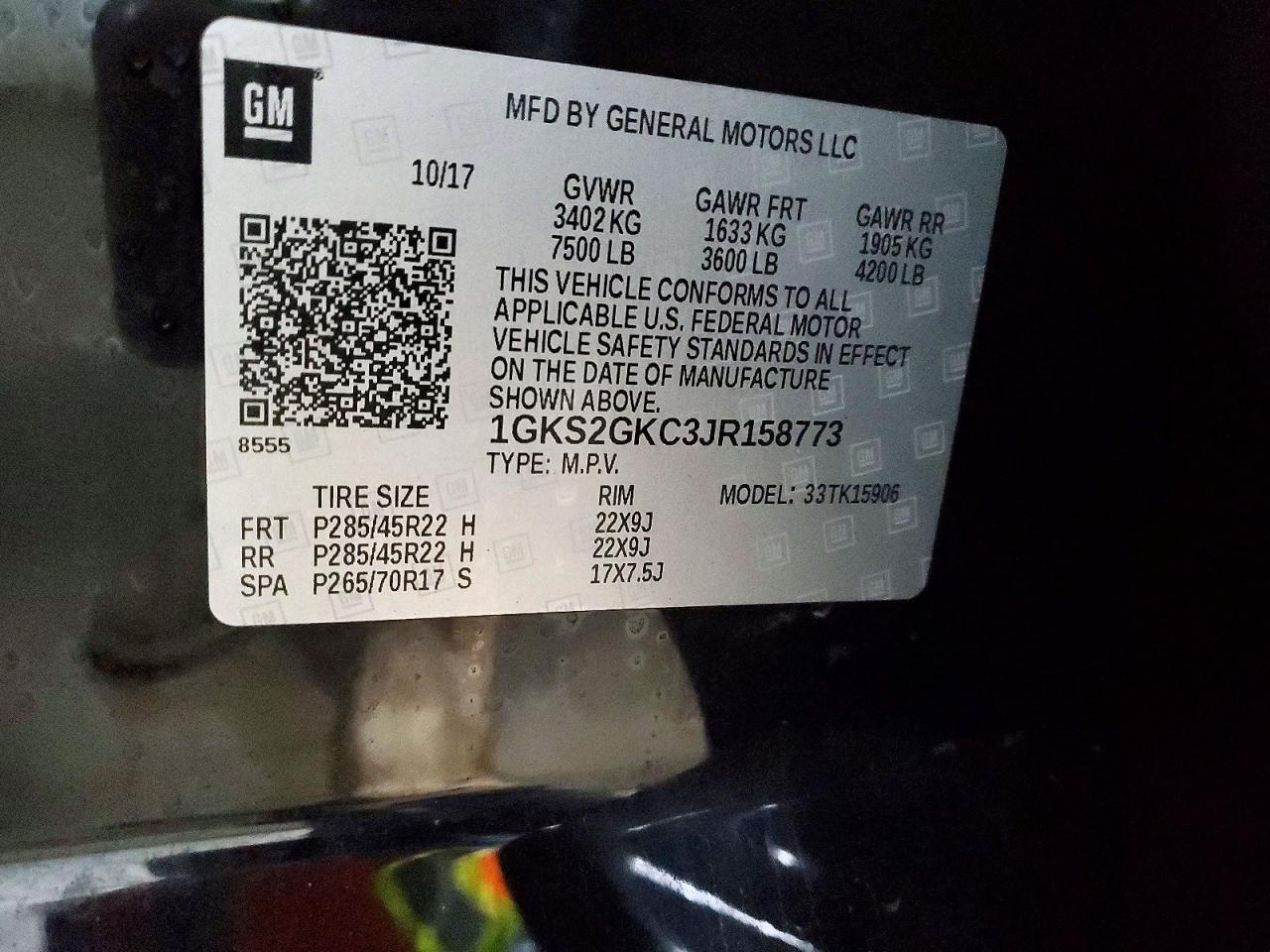 2018 GMC Yukon Xl K1500 Slt - zdjęcie 13