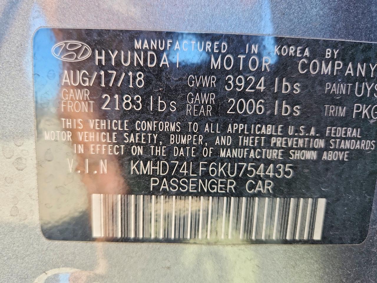 2019 Hyundai Elantra Se - zdjęcie 14