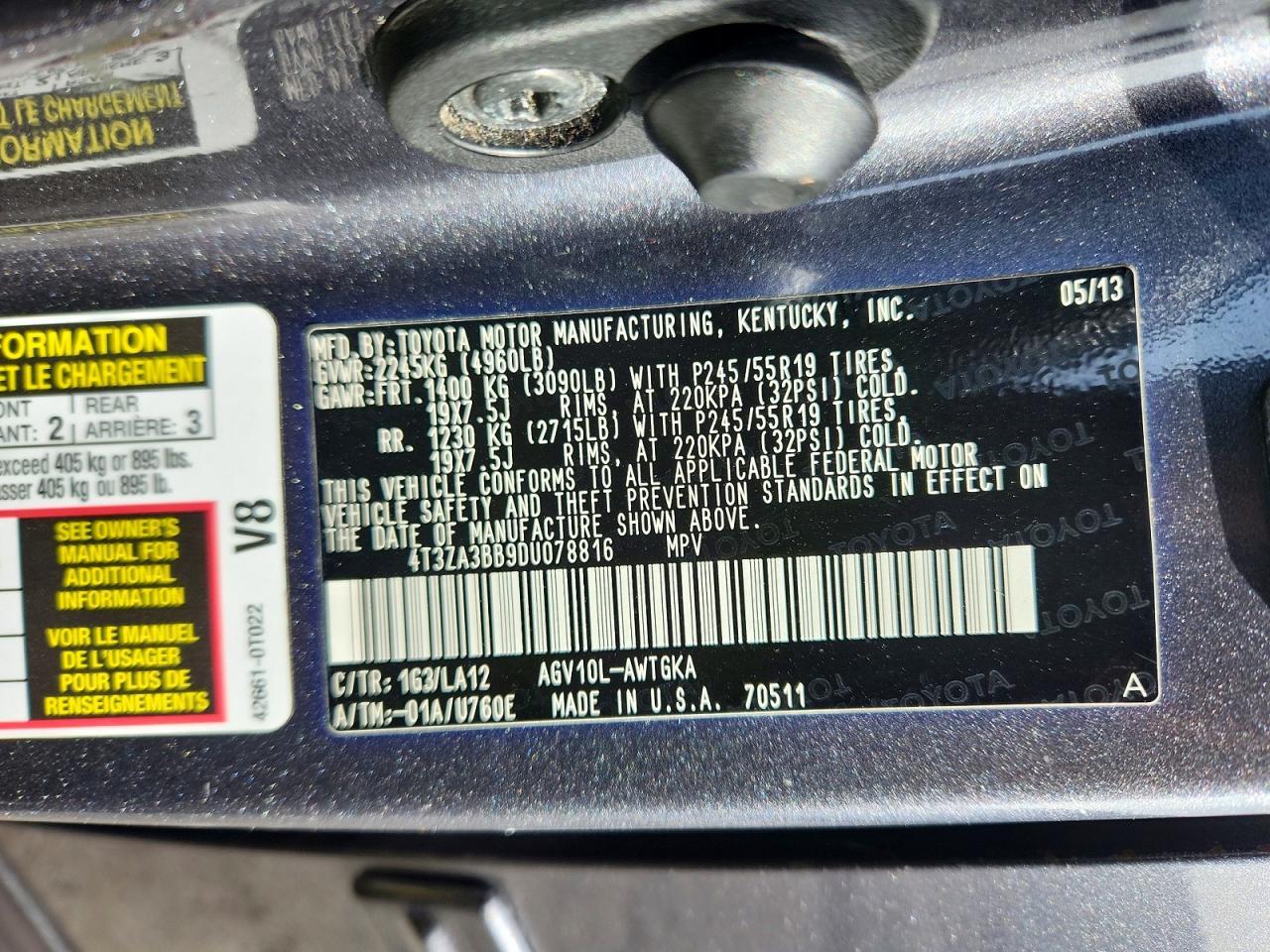 2013 Toyota Venza Xle - zdjęcie 13