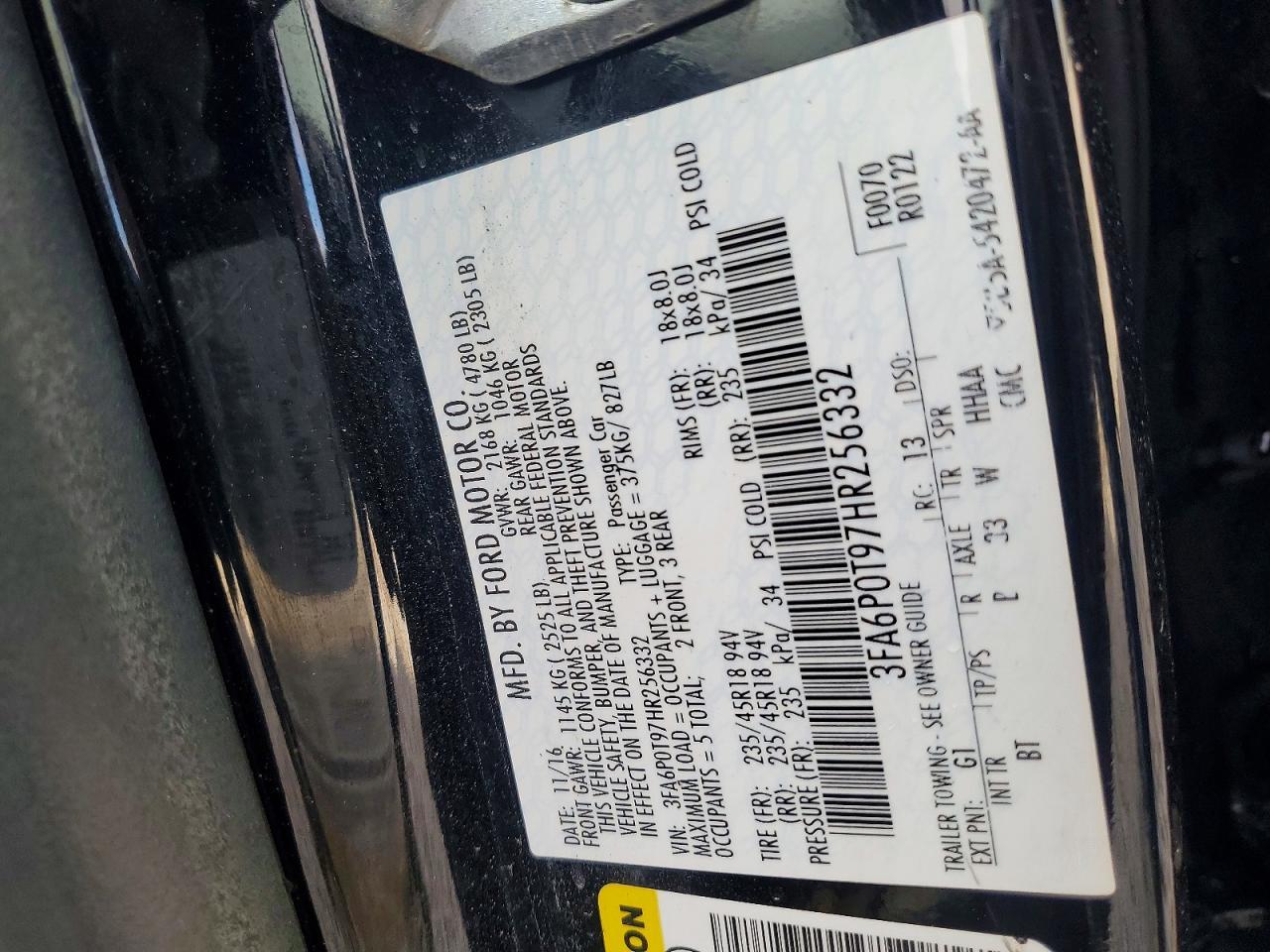 2017 Ford Fusion Se - zdjęcie 12