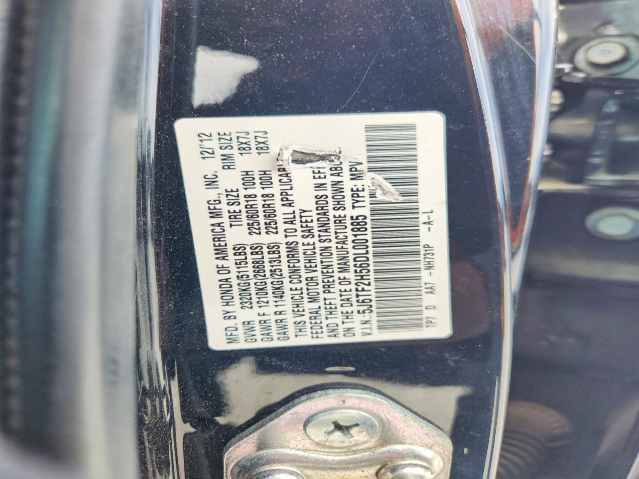 2013 Honda Crosstour Exl - zdjęcie 12