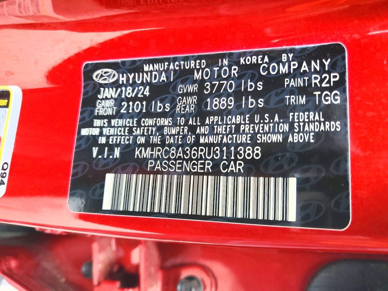 2024 Hyundai Venue Sel - zdjęcie 12