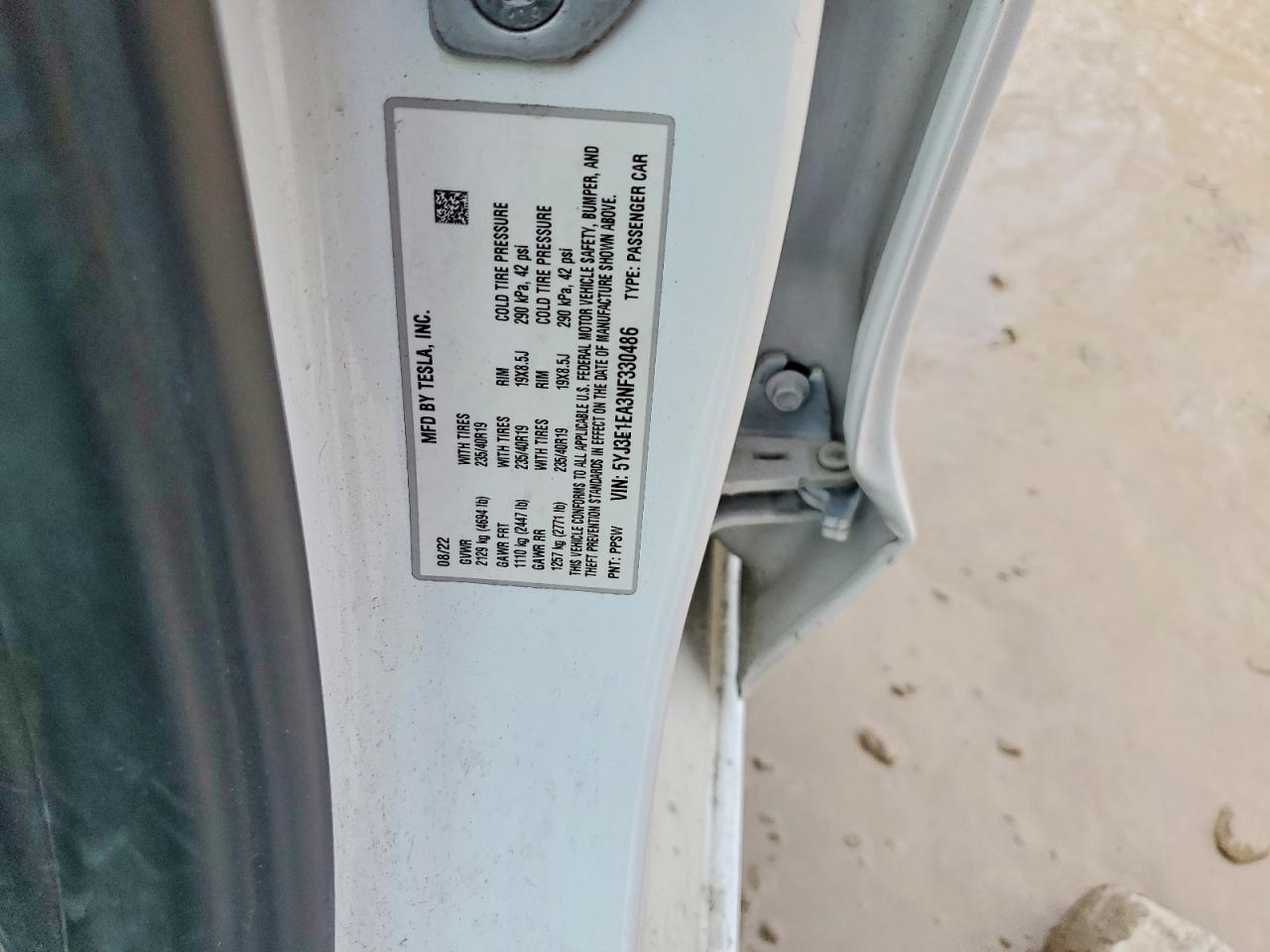 2022 Tesla Model 3 - zdjęcie 12